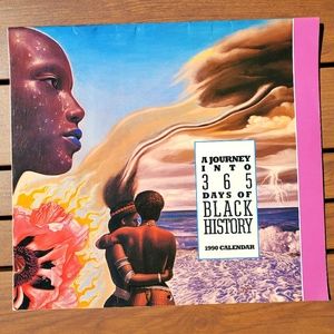 Vintage 1990 Pomegranate Black History Wall Calendar